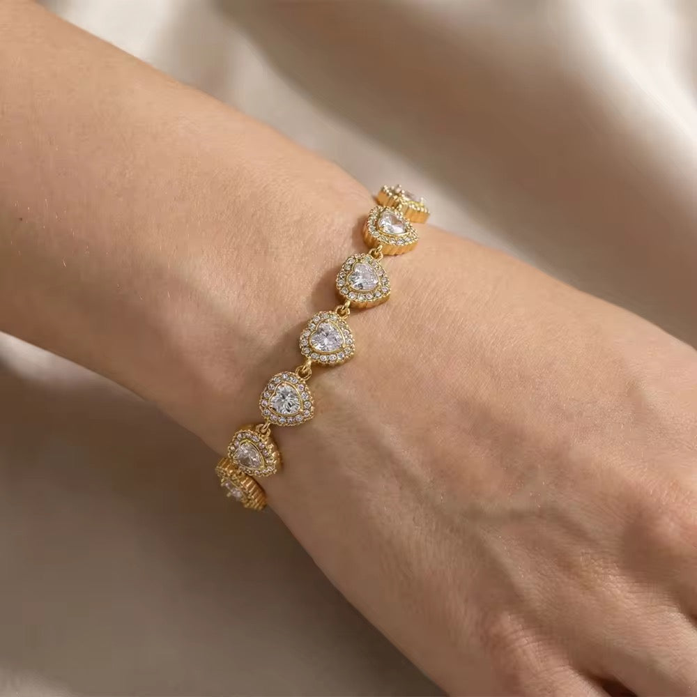 Golden Heart Bracelet