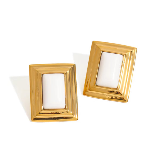 Vintage Frame Earrings