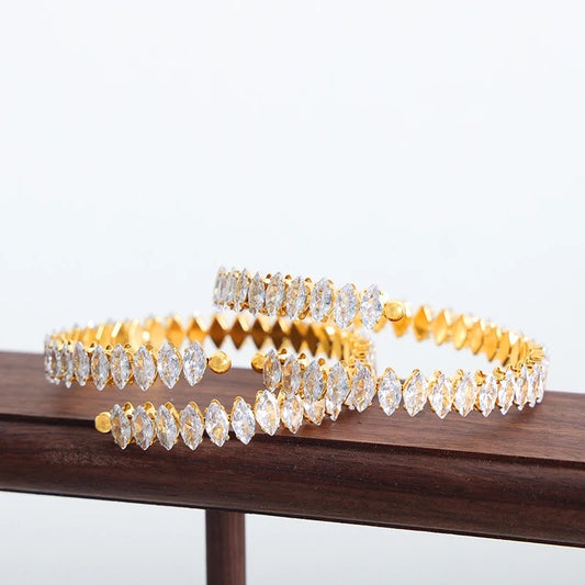 Vintage Rhinestone &  Zirconia Bracelet