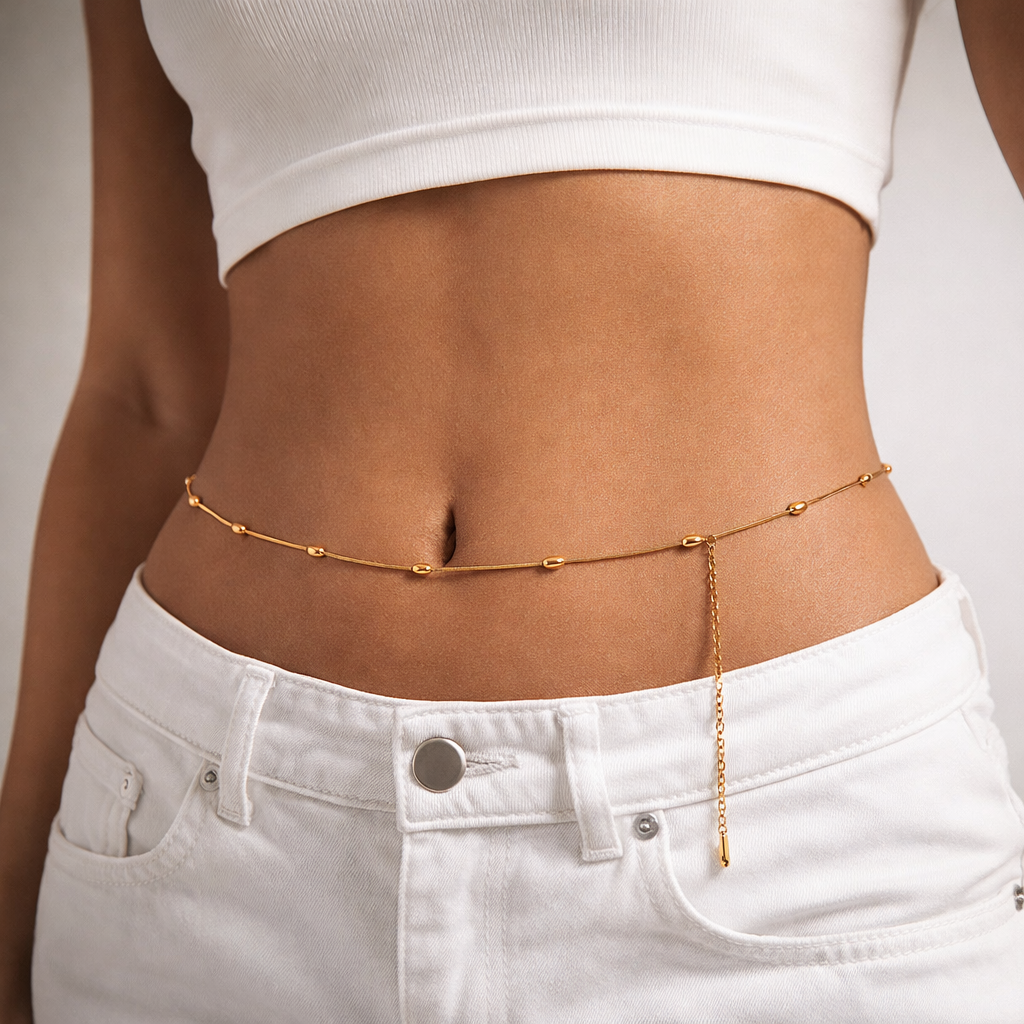 Ambre Belly Gold Chain