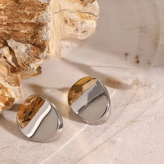 Silver Sapphire Earrings