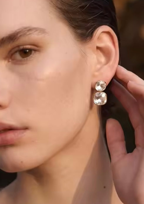Crystal Drop Earrings