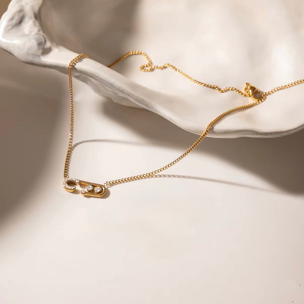 Safety Pin Necklace