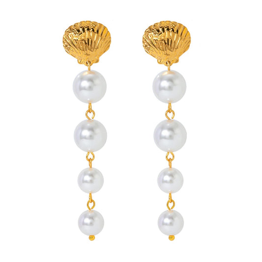 Pearl Noir Earring