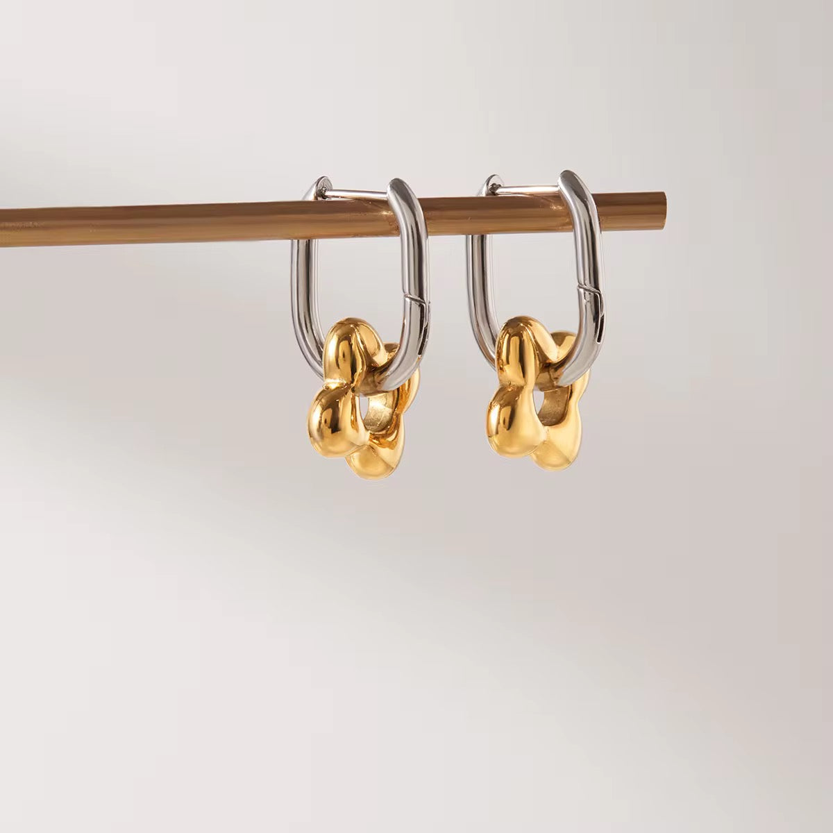 Blossom two tone Earrings