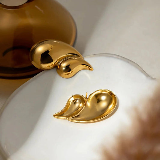 Dual chunky Vintage Drop Earrings