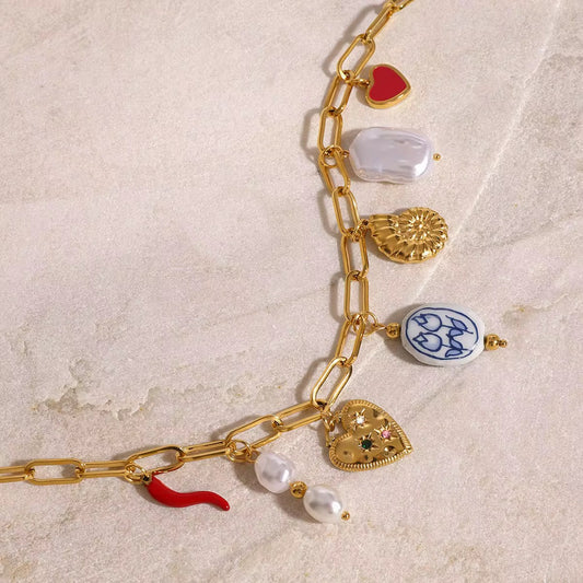 Spice & Heat Charm Necklace