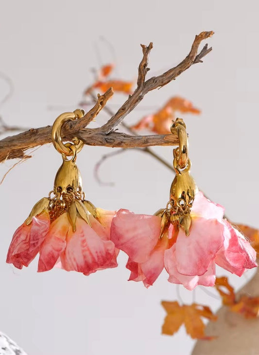 Floral Petal Earrings