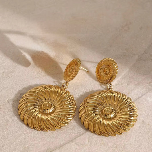 Noor Spiral Earrings