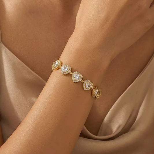 Golden Heart Bracelet