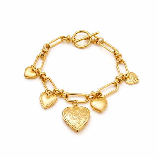 Romantic Love Heart Bracelet