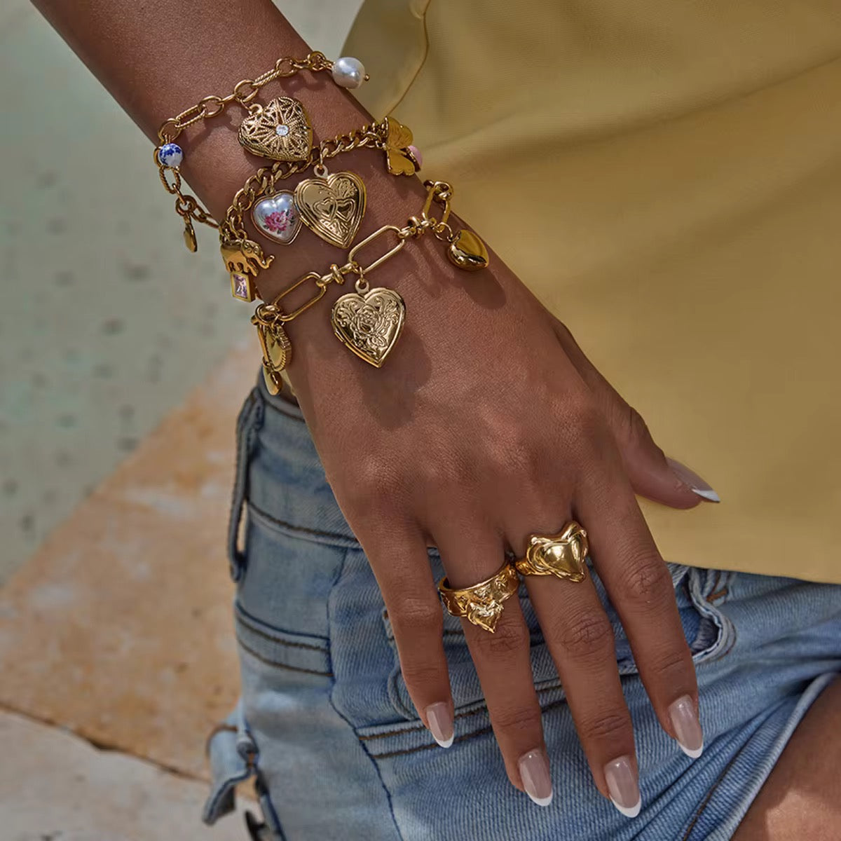 Romantic Love Heart Bracelet