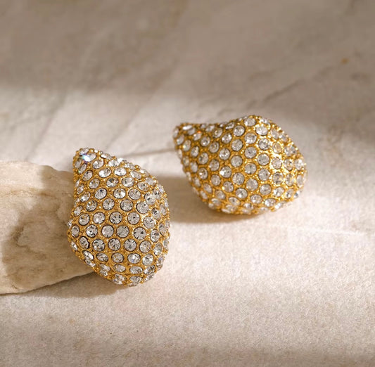 Diamond water drop Earrings