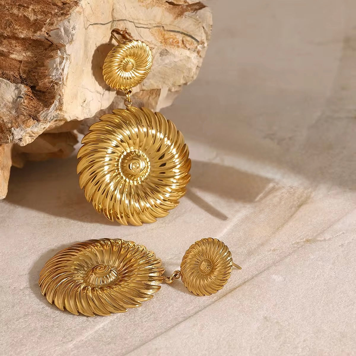 Noor Spiral Earrings