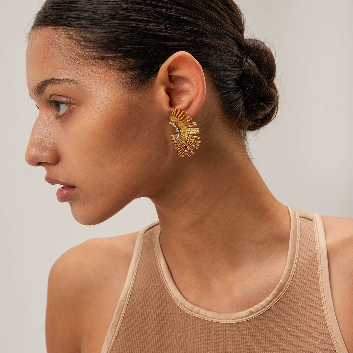 Boho Sun Flower Earrings