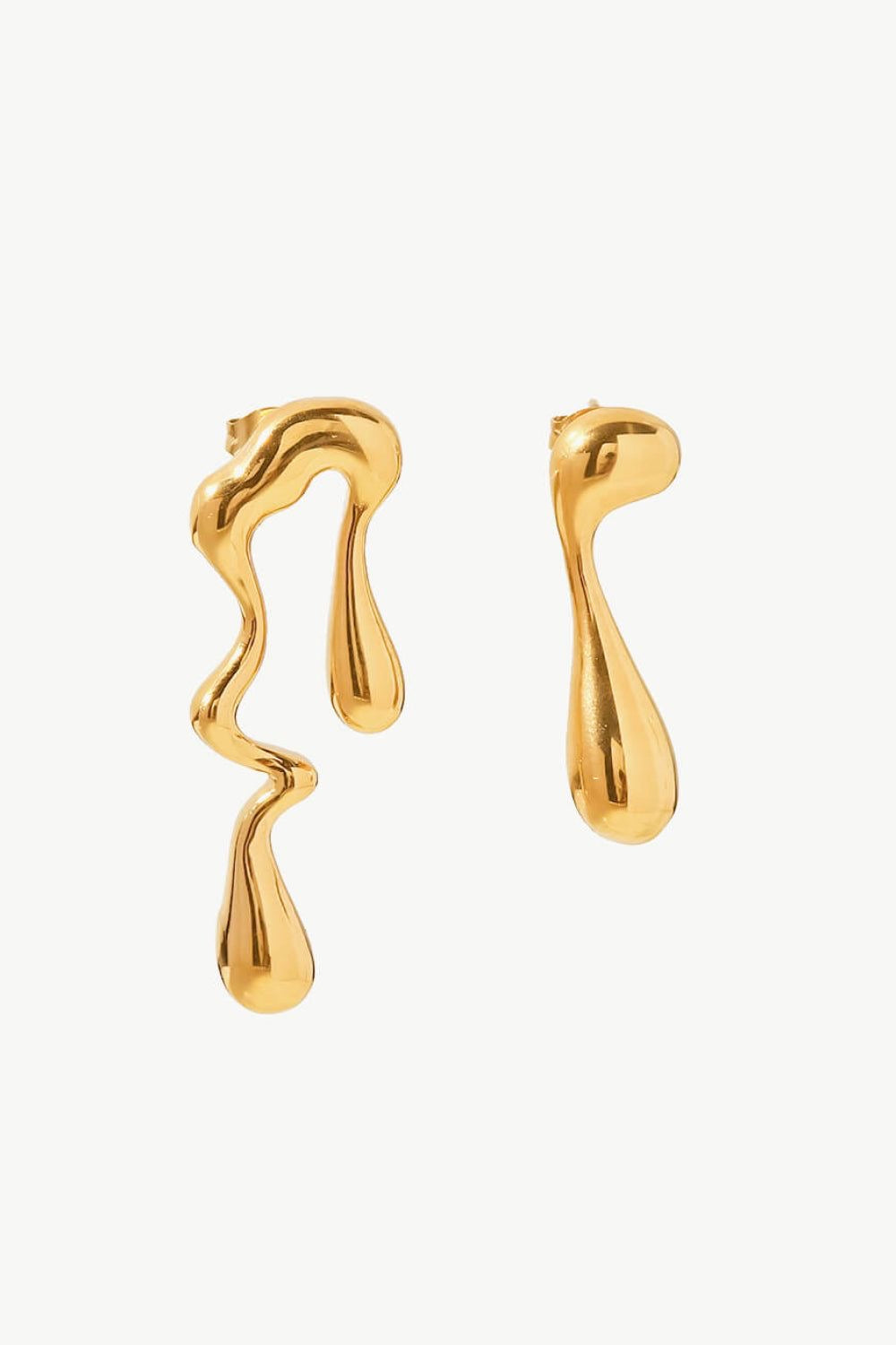 Dripping Gold Earrings