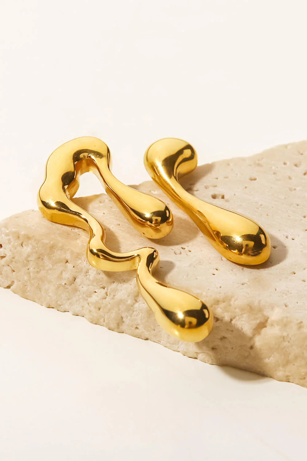 Dripping Gold Earrings