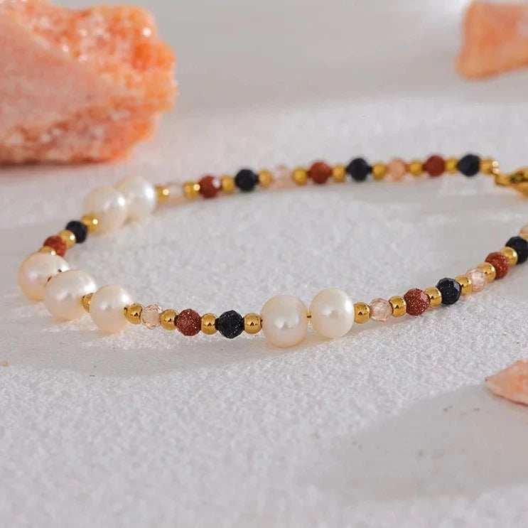 Litmus Pearl Bead  Bracelet