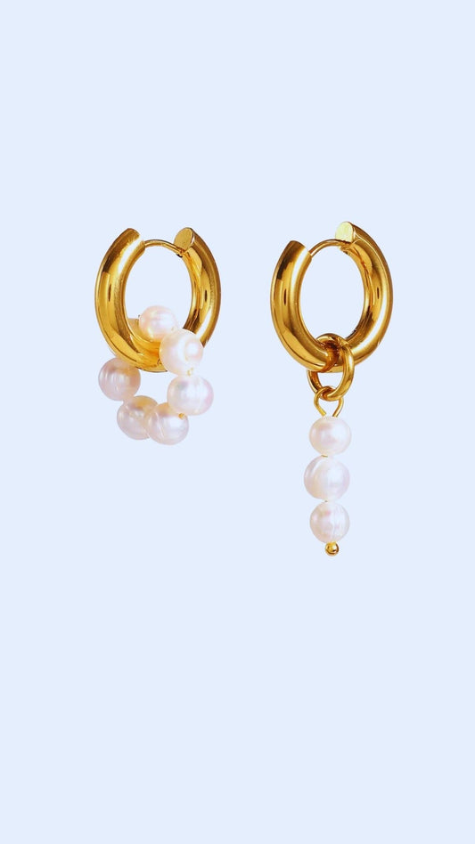 Florence Pearl Hoops