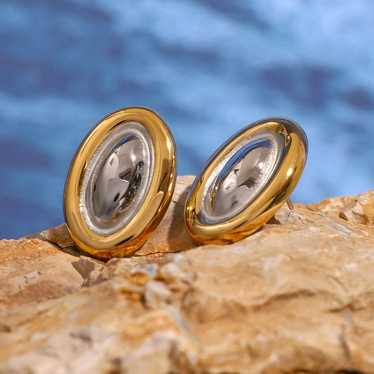 Dual Oval Earring