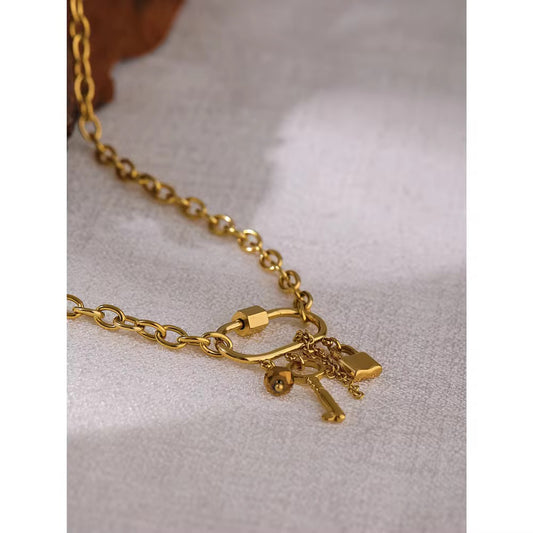 Lock & Key  Necklace