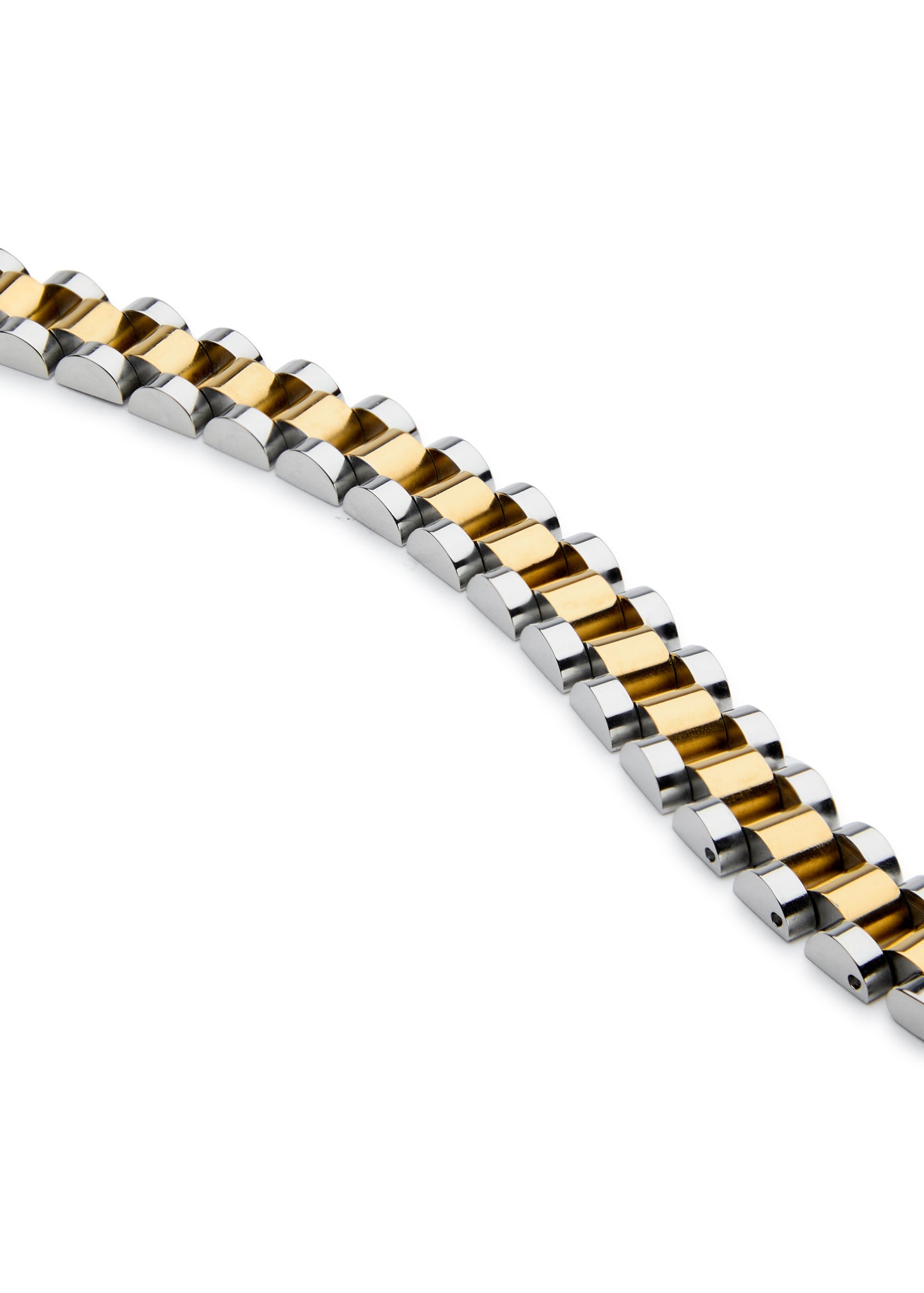 Mix Metal Timepiece Bracelet