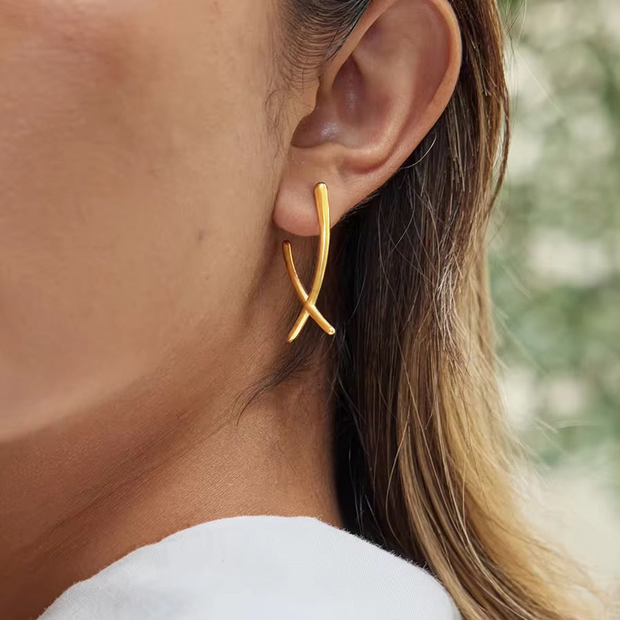 Flawless  Gold  Earring
