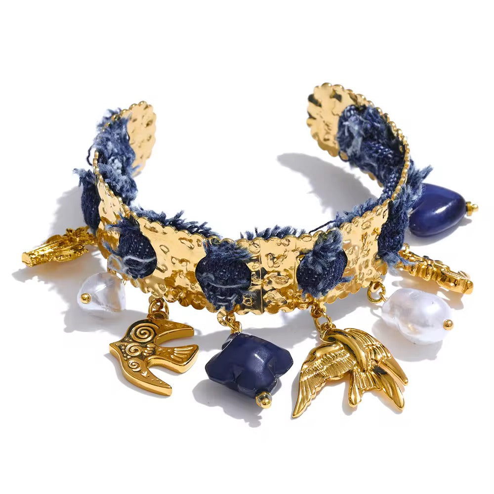 DENIM DAZE PEARL BRACELET