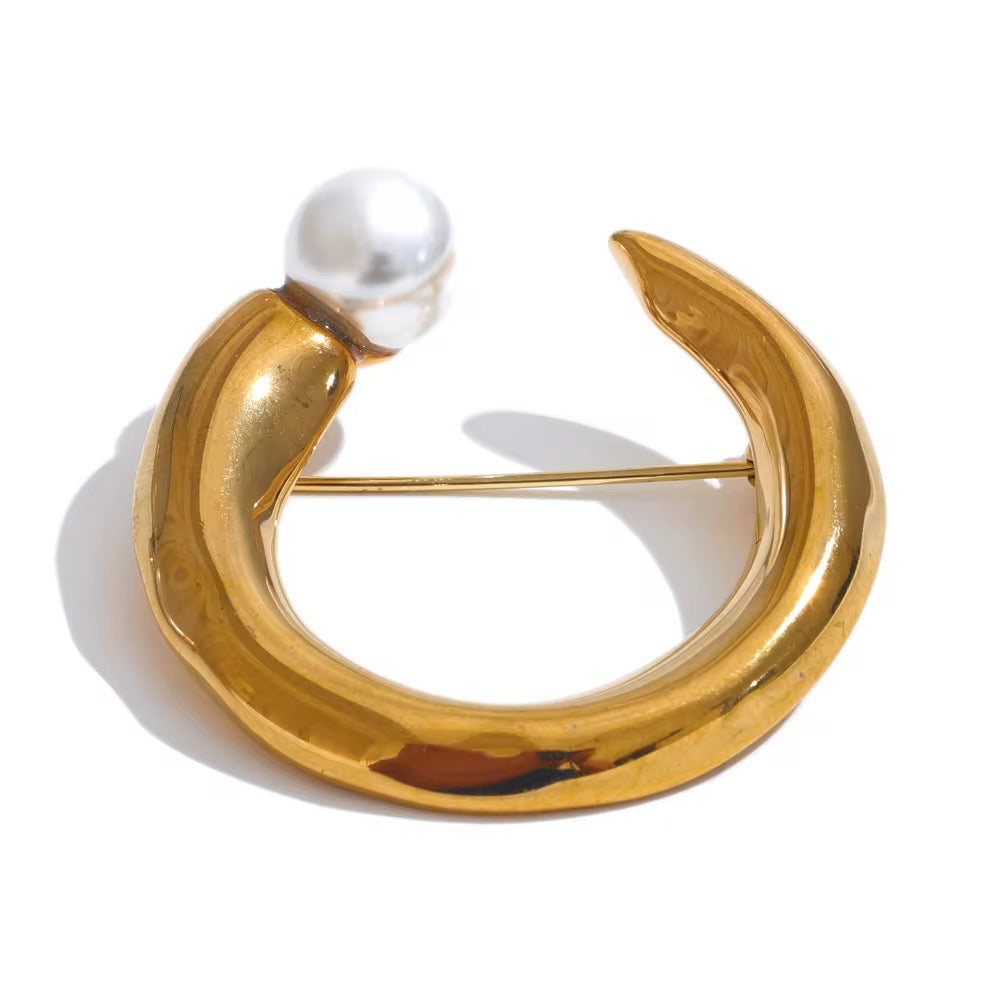 Pearl Pin Brooch