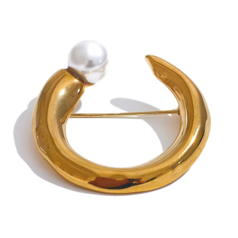 Pearl Pin Brooch