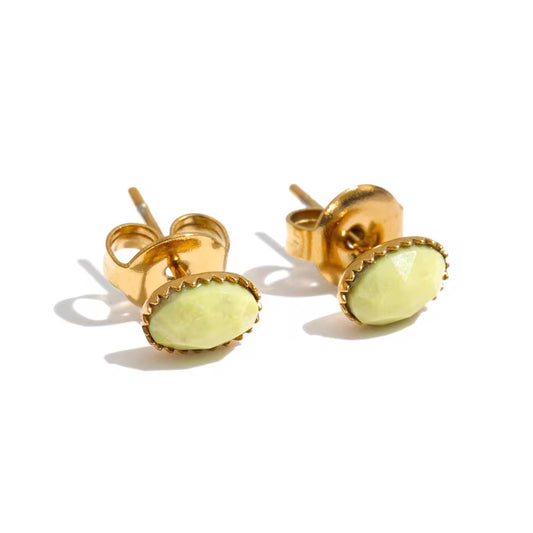 Sage Glow Studs