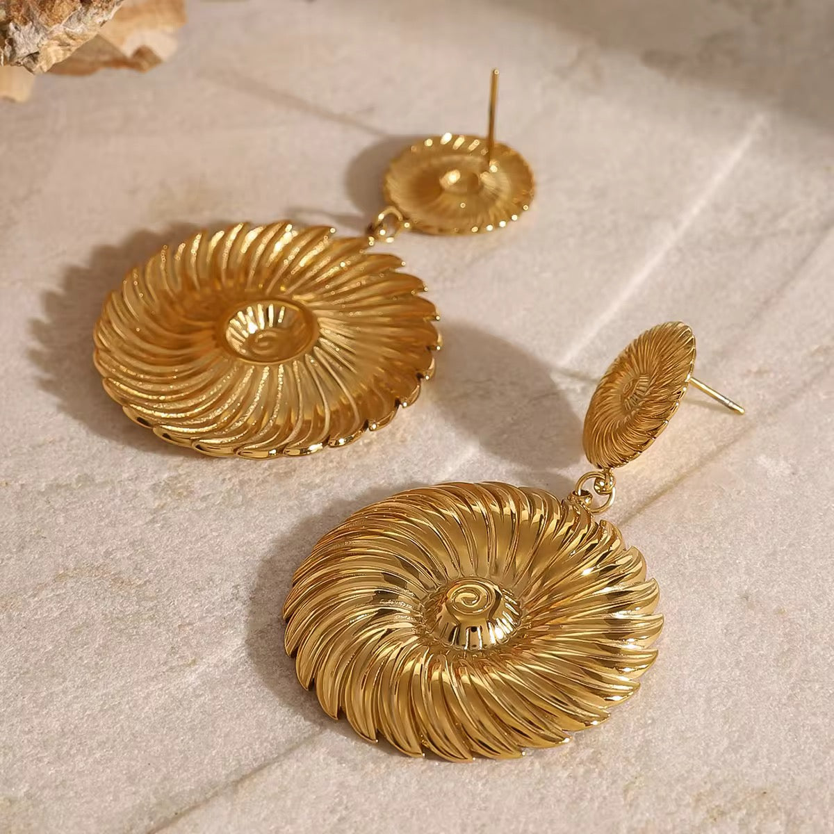 Noor Spiral Earrings