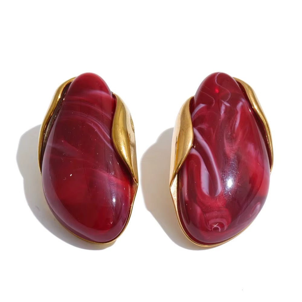 Ruby Muse Earring