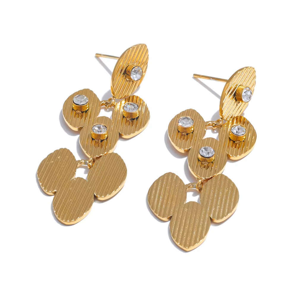 Dangle Disc Earring