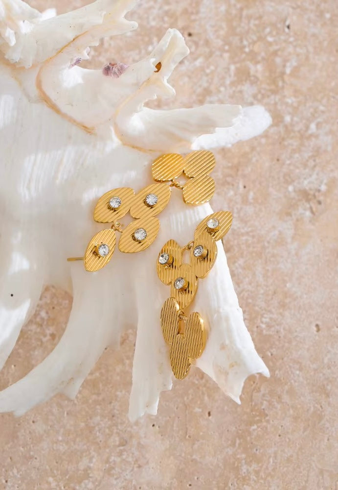 Dangle Disc Earring
