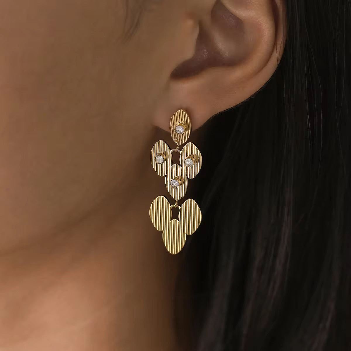 Dangle Disc Earring